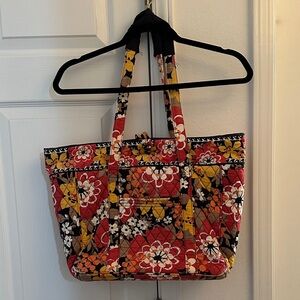 Vera Bradley Floral Quilted Laptop Tote Bag - Multicolor
